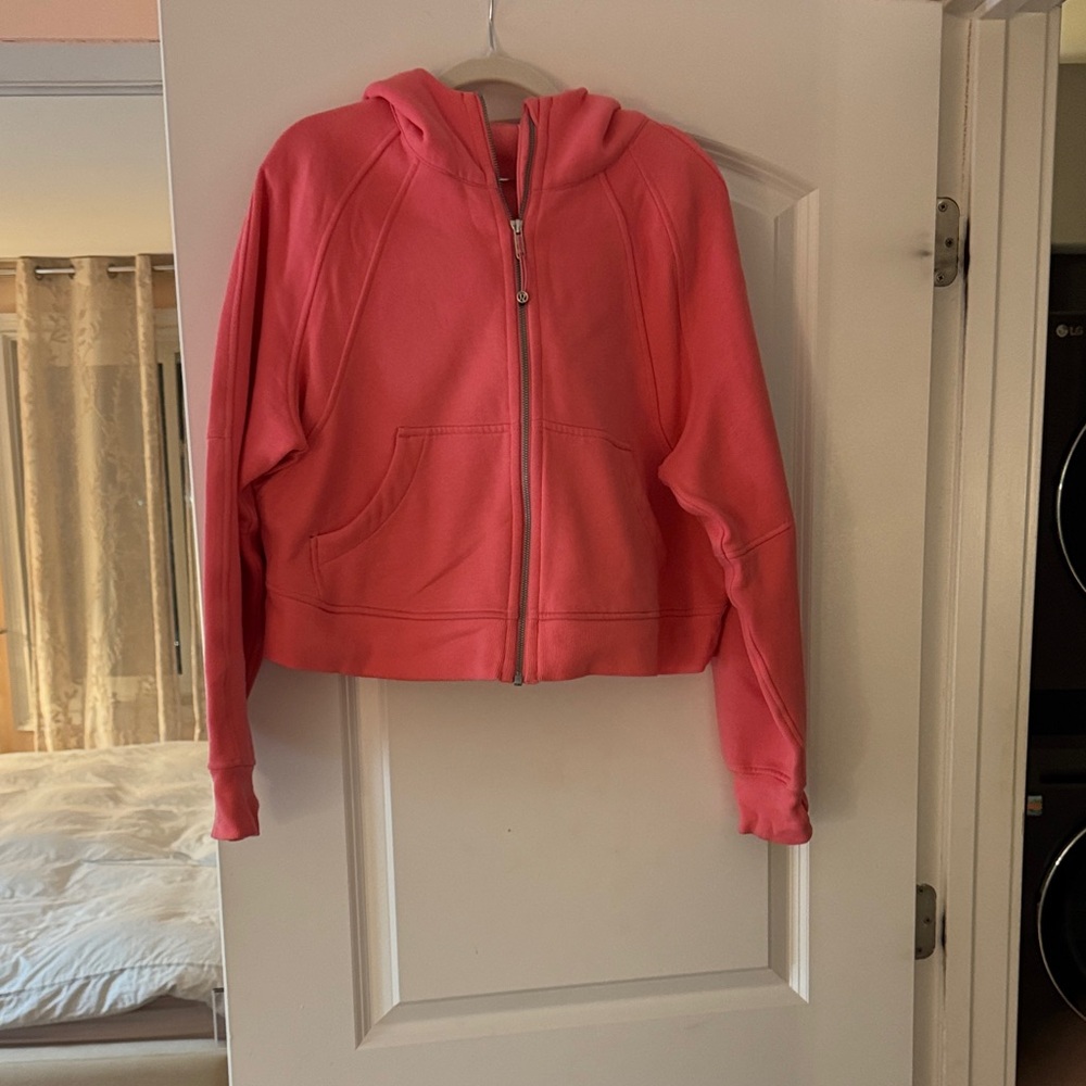 Lululemon peach Zip-Up Hoodie M/L